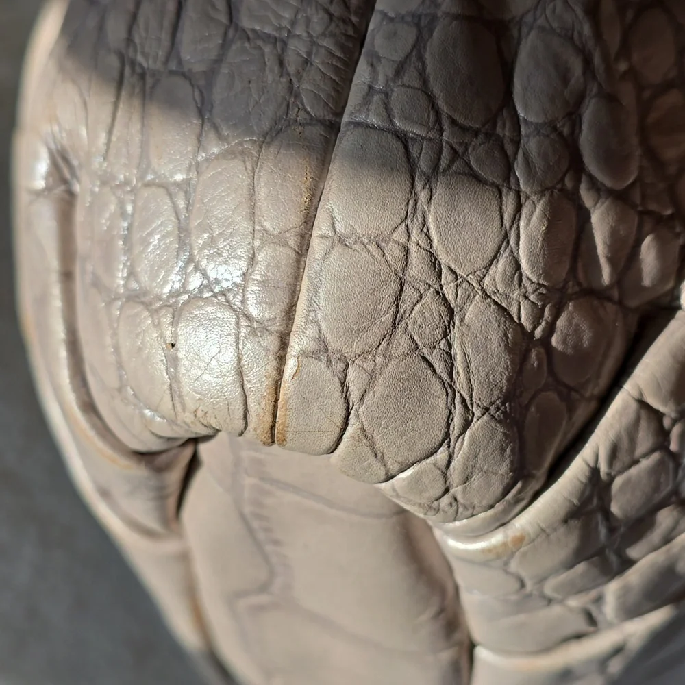 COACH Madison LINDSEY Croc Embossed Large Purse - Picture 10 of 16